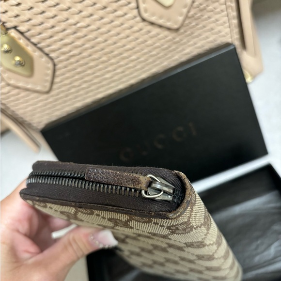 Gucci GG Canvas Zip Around Wallet with Box - Picture 6 of 10